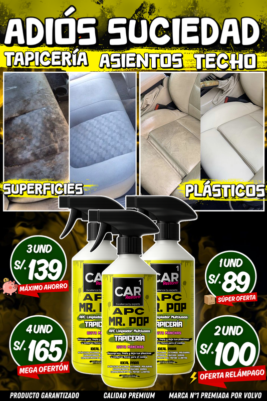 MR POP ™ - APC QUITA MANCHAS PROFESIONAL (CAR RESTORER)